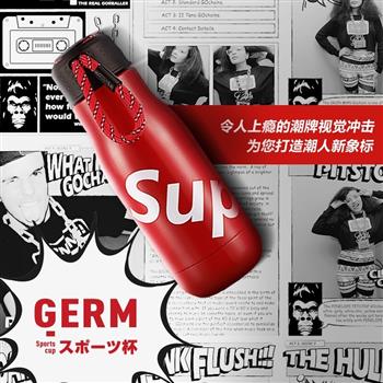 格沵（GERM）保温杯大容量男女士便携Sup网红限量个性316不锈钢水杯带挂绳 